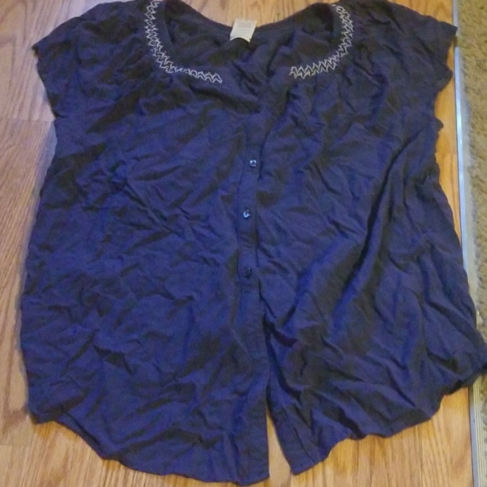 Womens blue blouse
